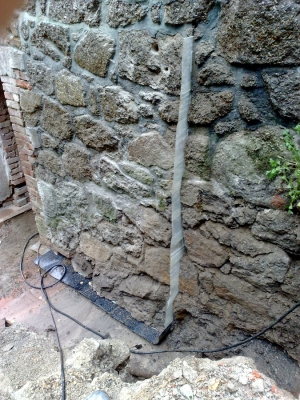 Vybrané ukázky z realizace sanace a izolace zdiva diamantovou pilou