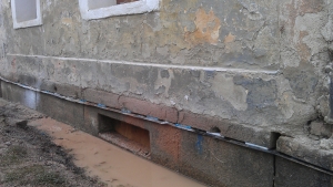 Vybrané ukázky z realizace sanace a izolace zdiva diamantovou pilou