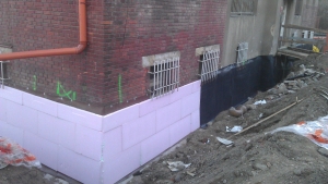 Vybrané ukázky z realizace svislé a plošné izolace zdiva